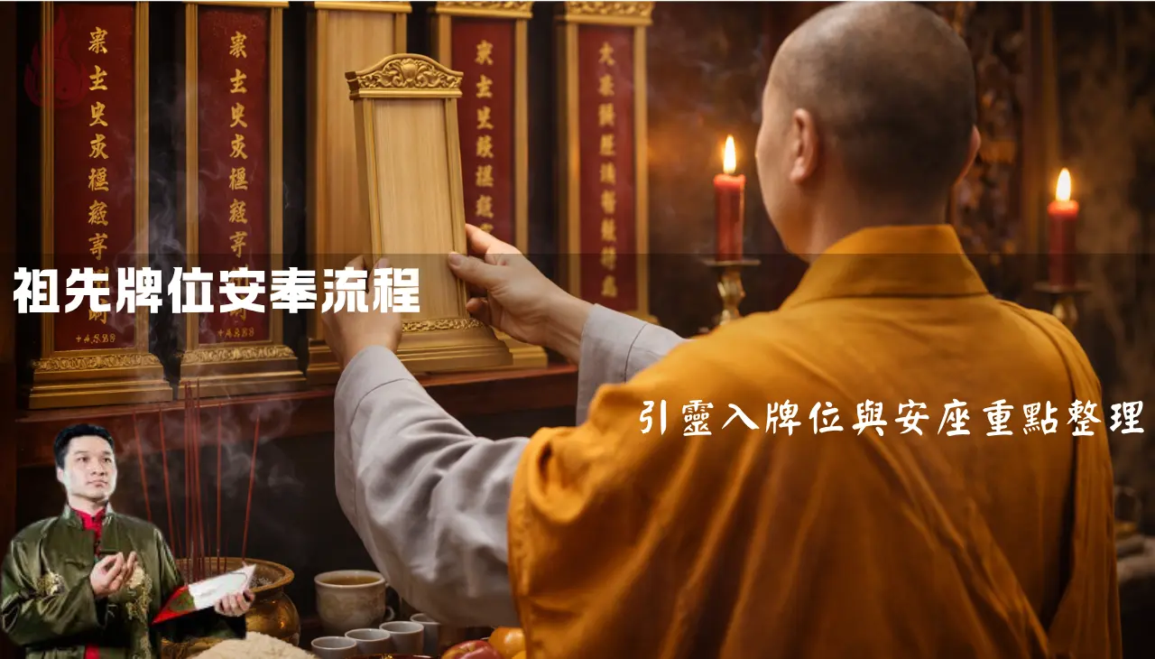 祖先牌位安奉於紀念館與引靈祭祀場景