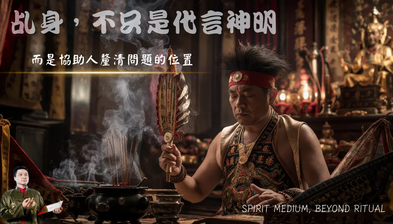 乩身儀式場景 台灣民間信仰 乩身問事 神明代言人