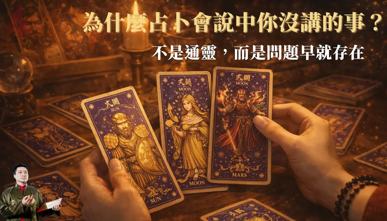 占卜卡牌揭示關係真相與未說出口的問題核心