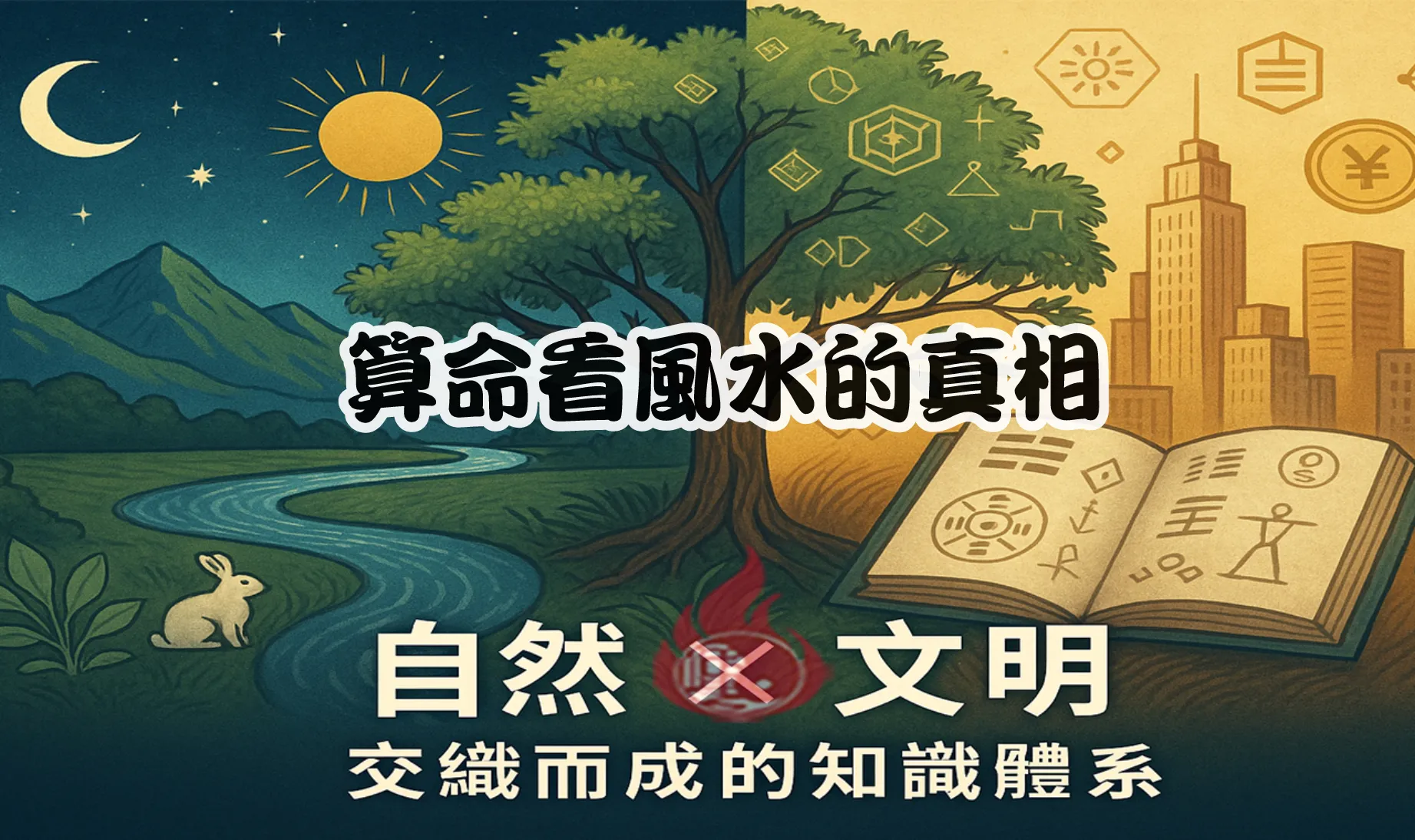 算命看風水的真相│自然機制與文明機制