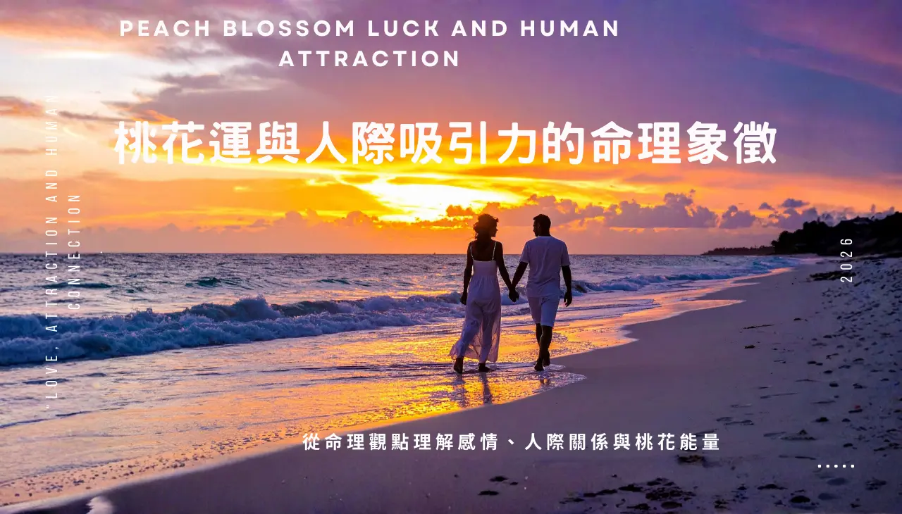 桃花運與感情人際吸引力的命理象徵