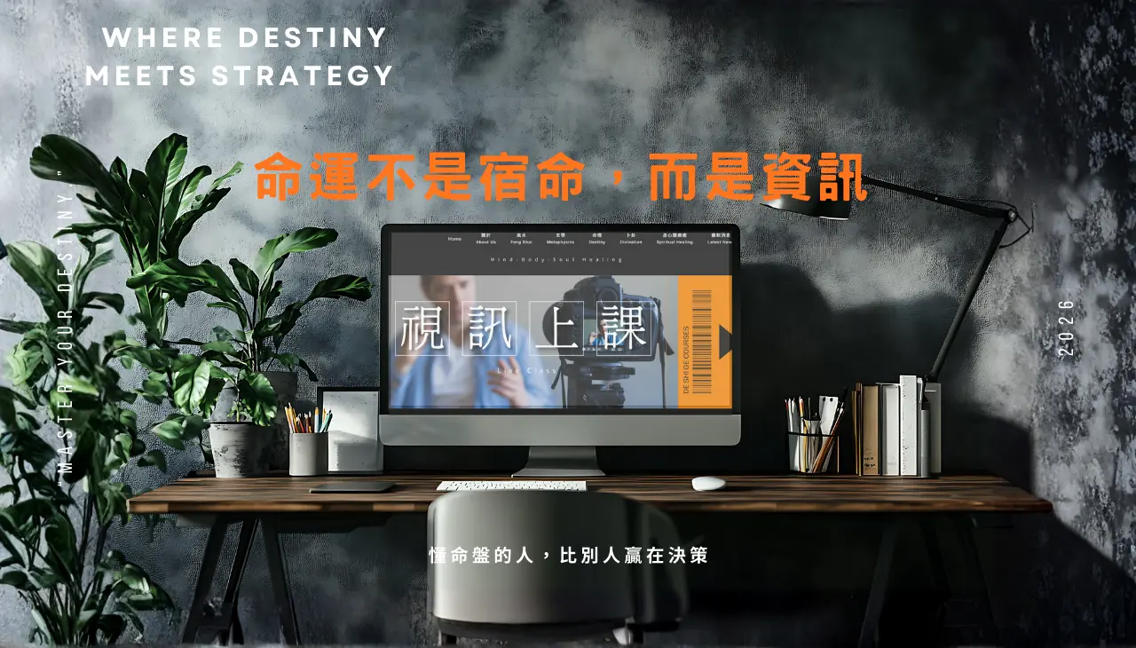 李奇峰老師 × 帝師閣玄學網合作,掌握命盤解析與人生策略的線上課程