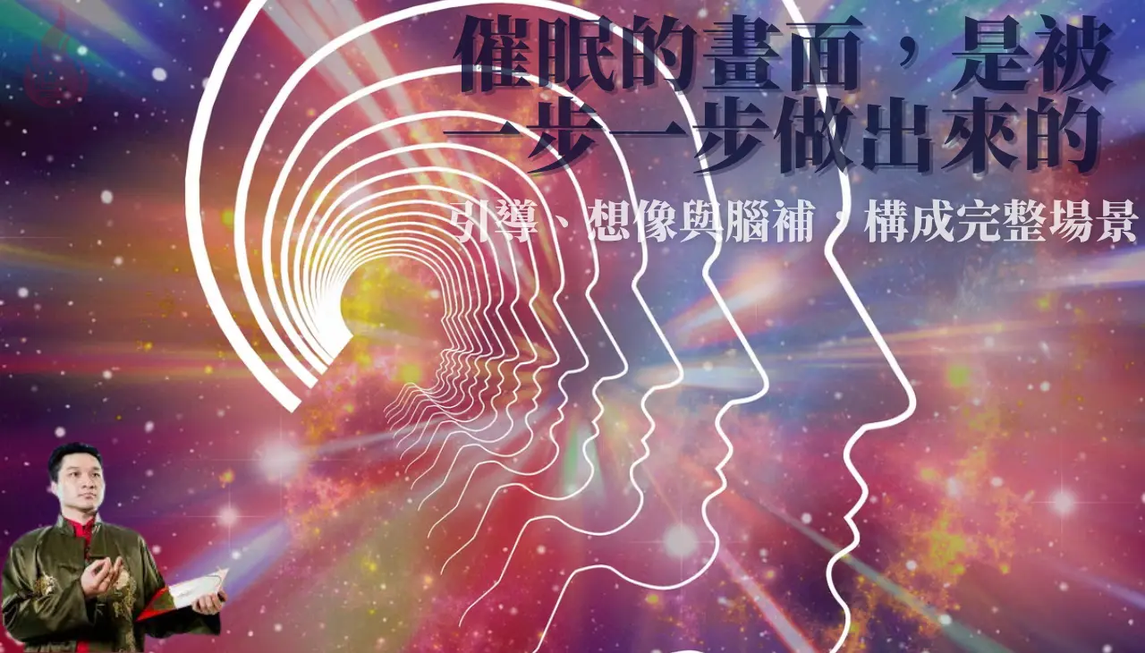 催眠引導下大腦建構畫面與想像生成過程