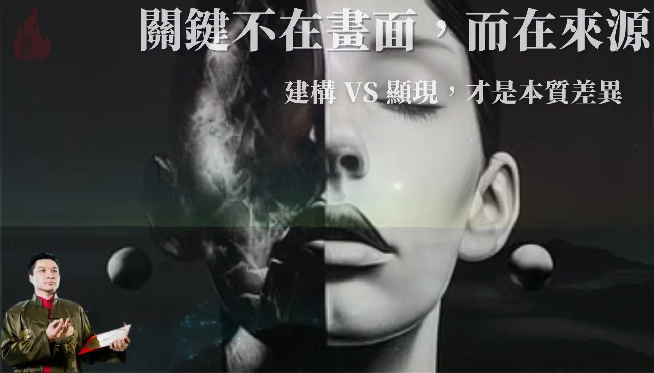 元辰宮顯現與催眠建構畫面差異對比