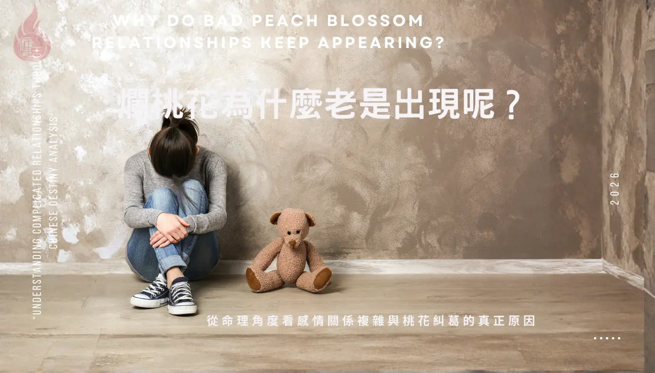 爛桃花命理解析說明桃花過多與感情關係複雜的情況