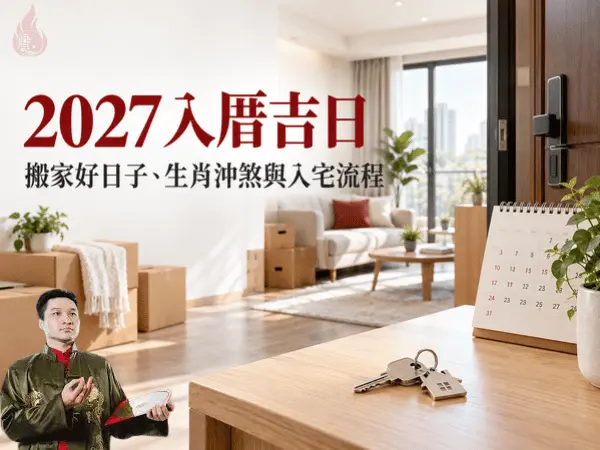 2027入厝吉日搬家好日子生肖沖煞與入宅流程
