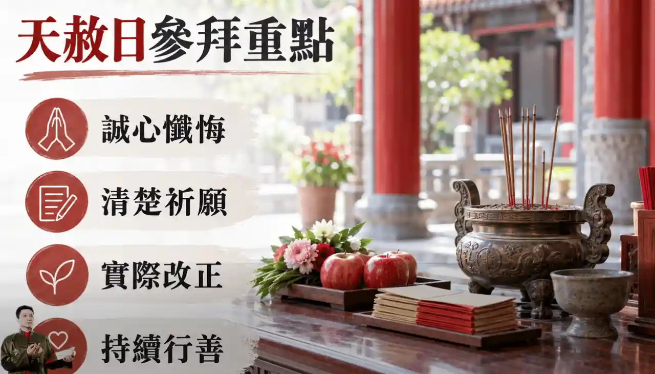2027天赦日參拜祈福與懺悔準備重點