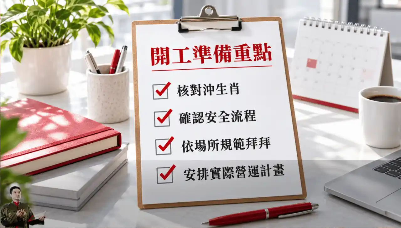 2027開工準備重點核對沖生肖安全流程場地規範與營運計畫
