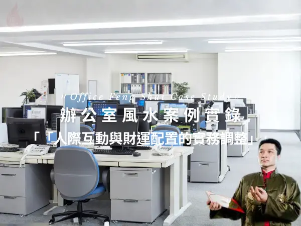 辦公室風水案例，人際與財運佈局調整說明
