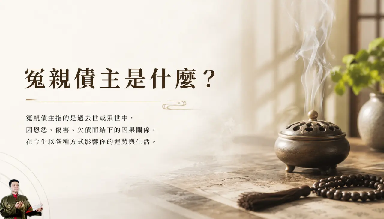 冤親債主是什麼?了解冤親債主的意思、因果關係與佛教、道教、民間信仰的基本概念
