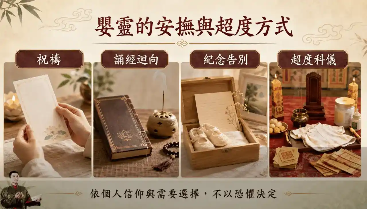 嬰靈安撫、祝禱、紀念與超度方式