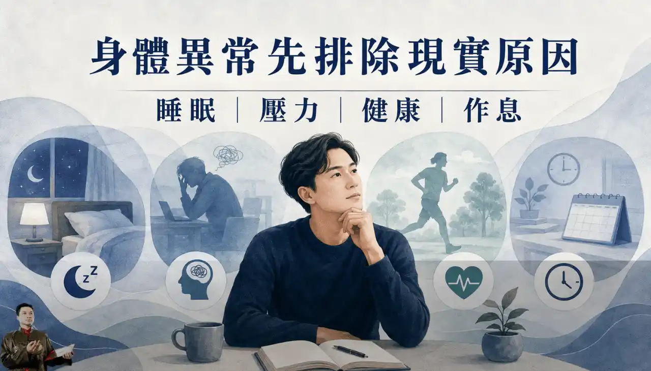 靈體干擾與身體異常的現實因素排除重點