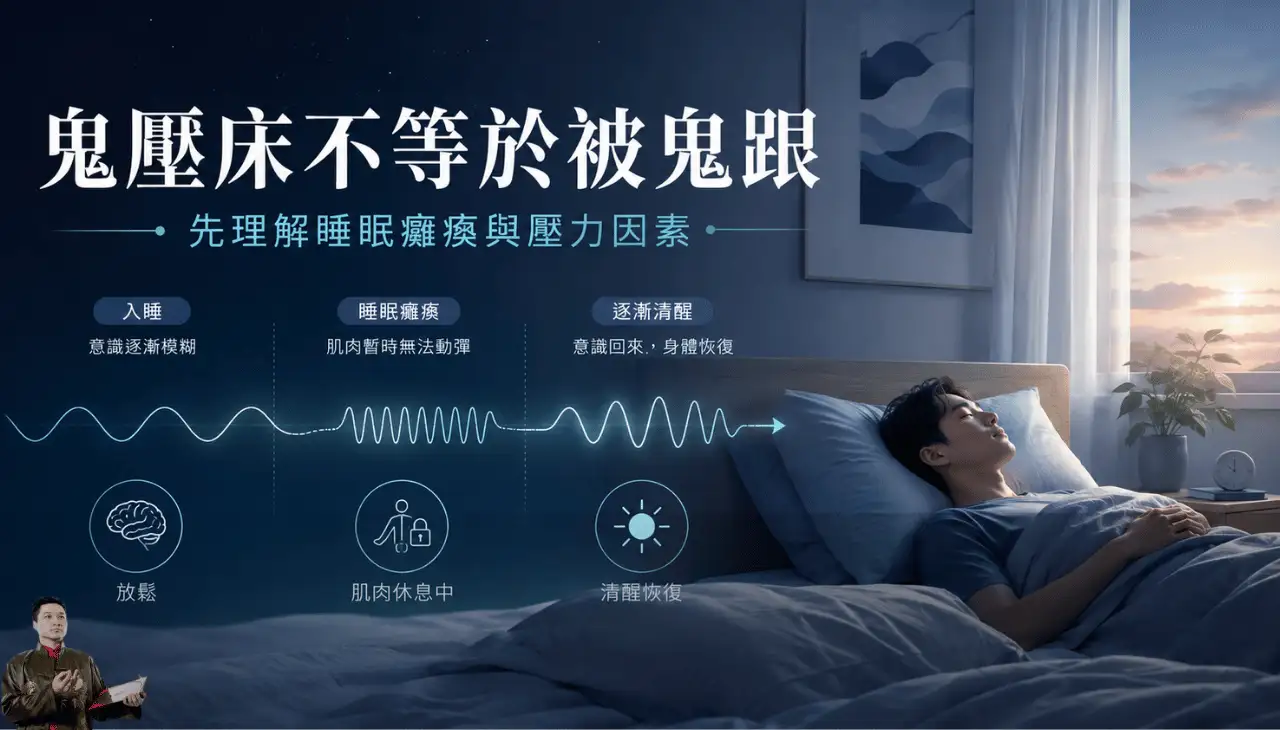 鬼壓床與睡眠癱瘓的判斷重點